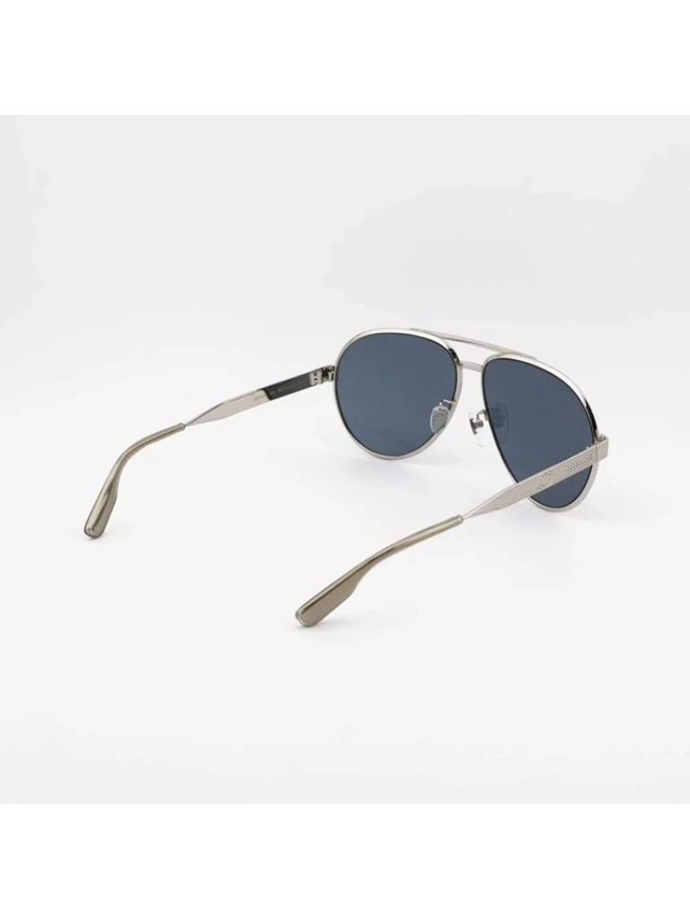 Gucci GG1513S 003 Sunglasses Silver Aviator Frame, Smoke Lenses